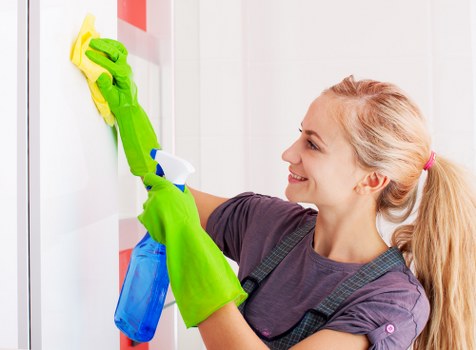 Carpet cleaning team focusing on recycling and sustainability