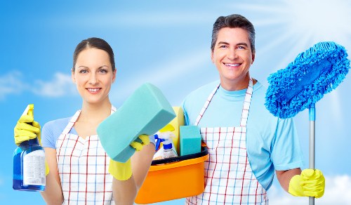 Carpet cleaning equipment in an Abbey Wood property