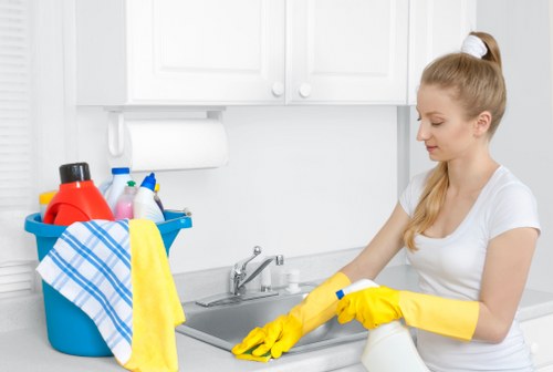 Cleaning service complaint being recorded for assessment