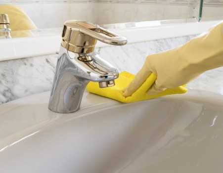 Deep carpet care and stain removal in a home interior